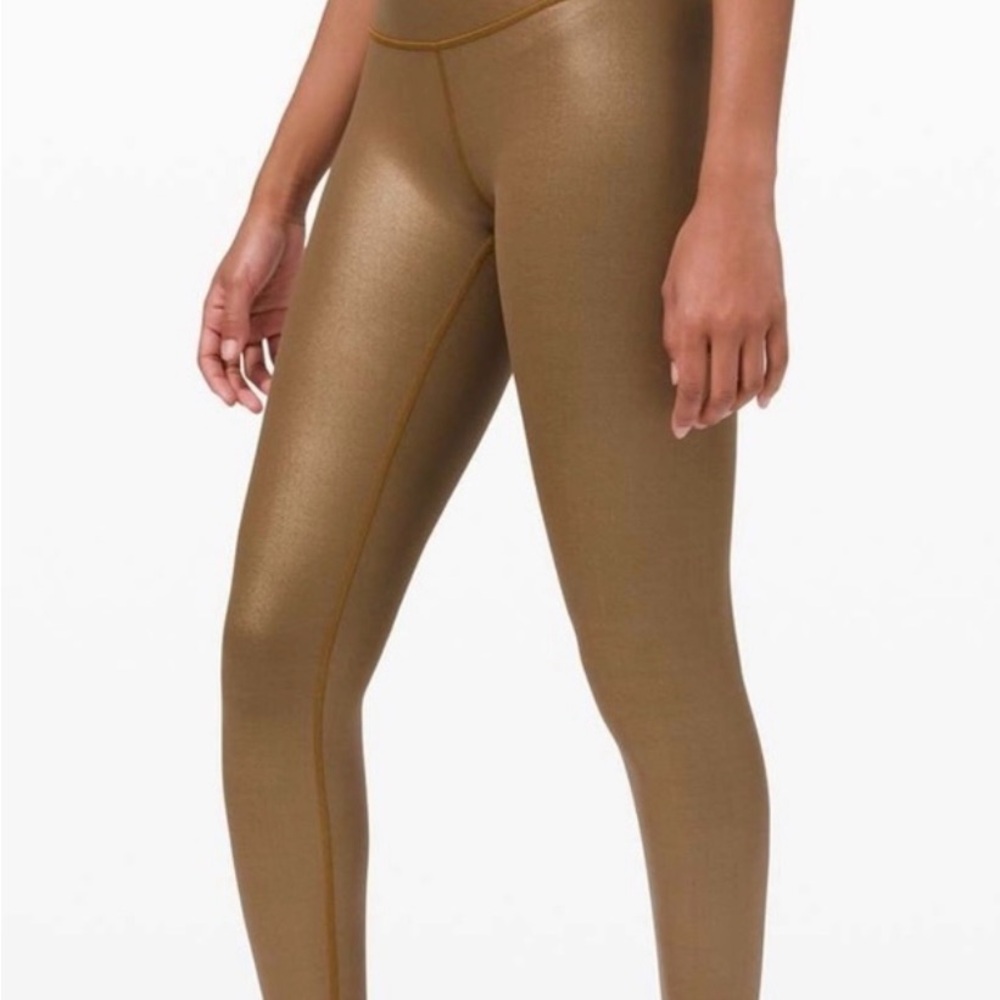 Lululemon Wunder Under High-Rise Tight *Foil 28" in Matte Copper Foil 10